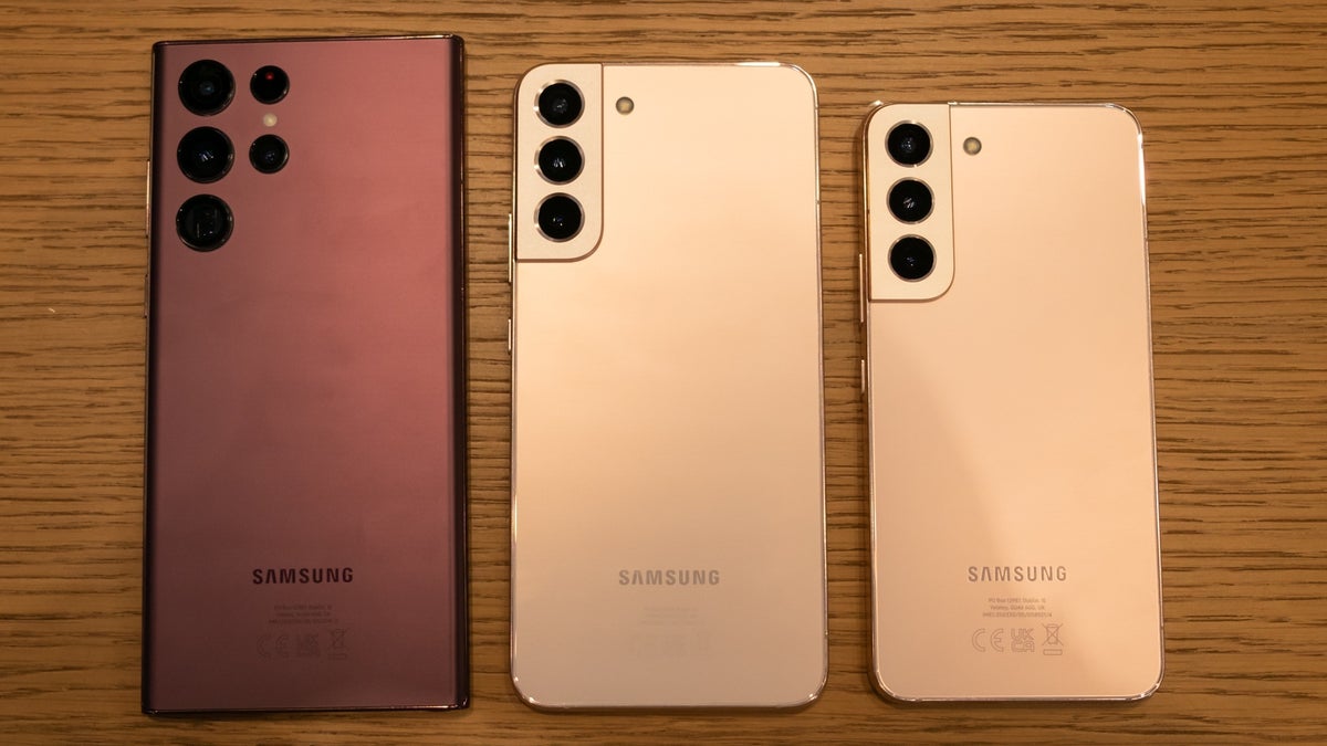 Galaxy S22 size comparison: bigger than the competition?