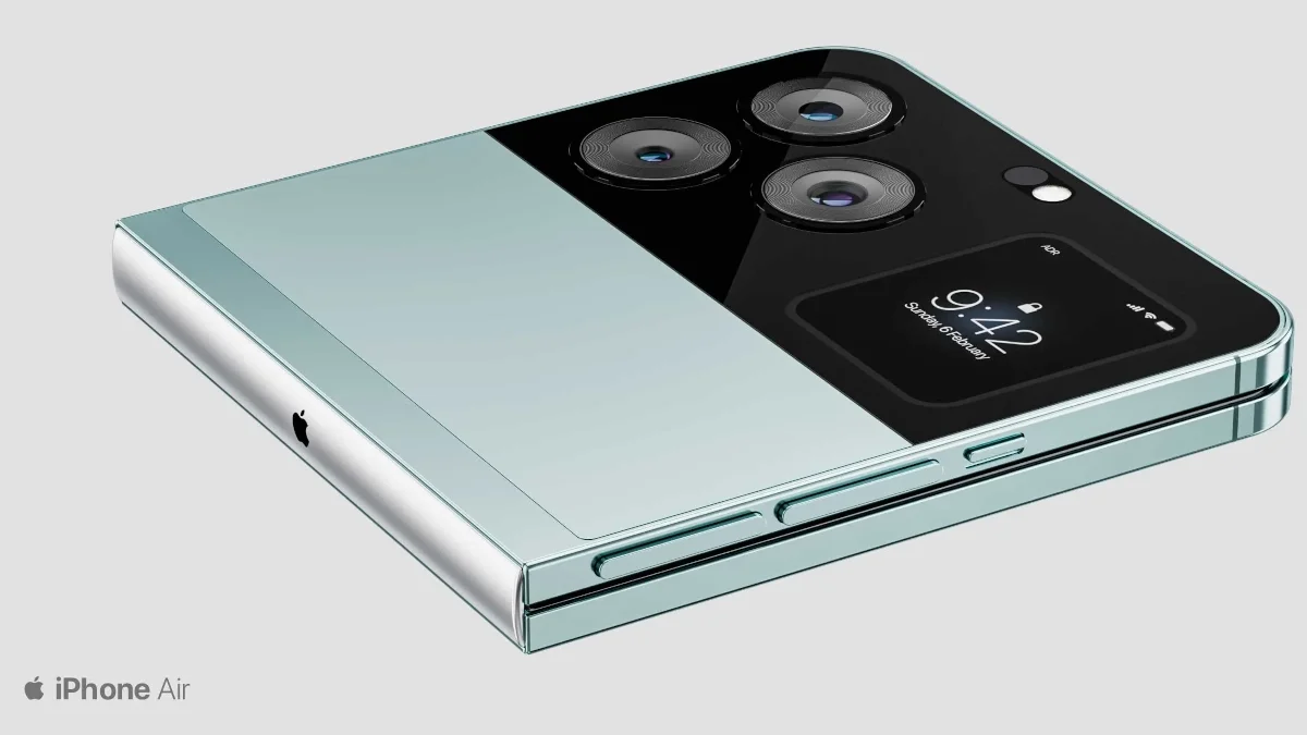 Designer shares his concept of a foldable "iPhone Air" sporting powerful M1 chip