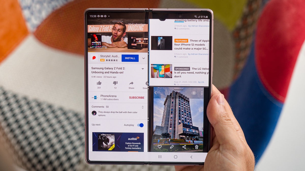 T-Mobile, Sprint roll out Samsung Galaxy Z Fold 2 Android 12 update