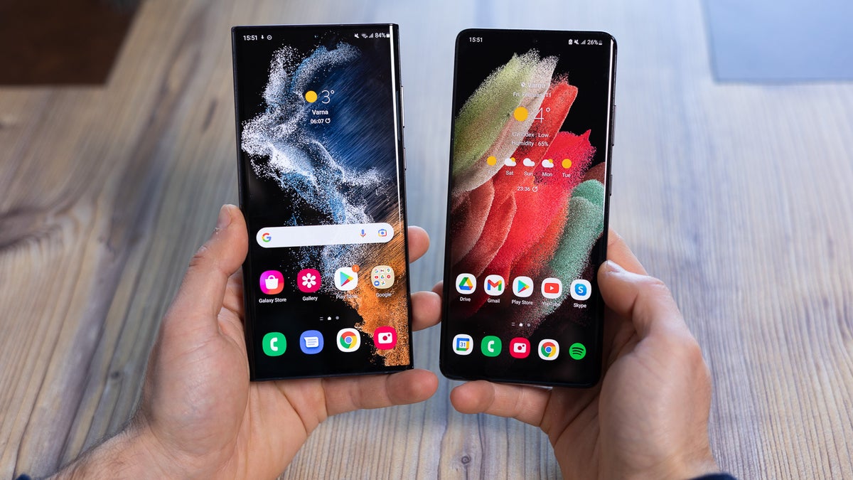Samsung didn't upgrade the Galaxy S22 Ultra's OLED display generation this time