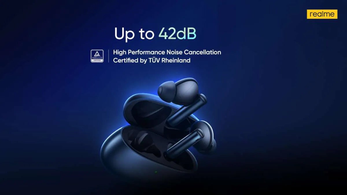 realme Buds Air 3 Wireless Earphone 42dB Active Noice Cancelling