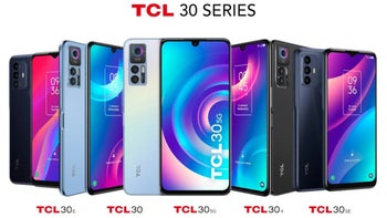 TCL goes all out on affordability, five new 30-series phones, three tablets announced
