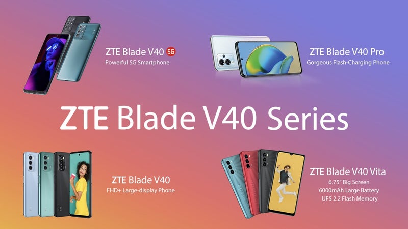 MWC 2022: ZTE announces four ZTE Blade V40 models