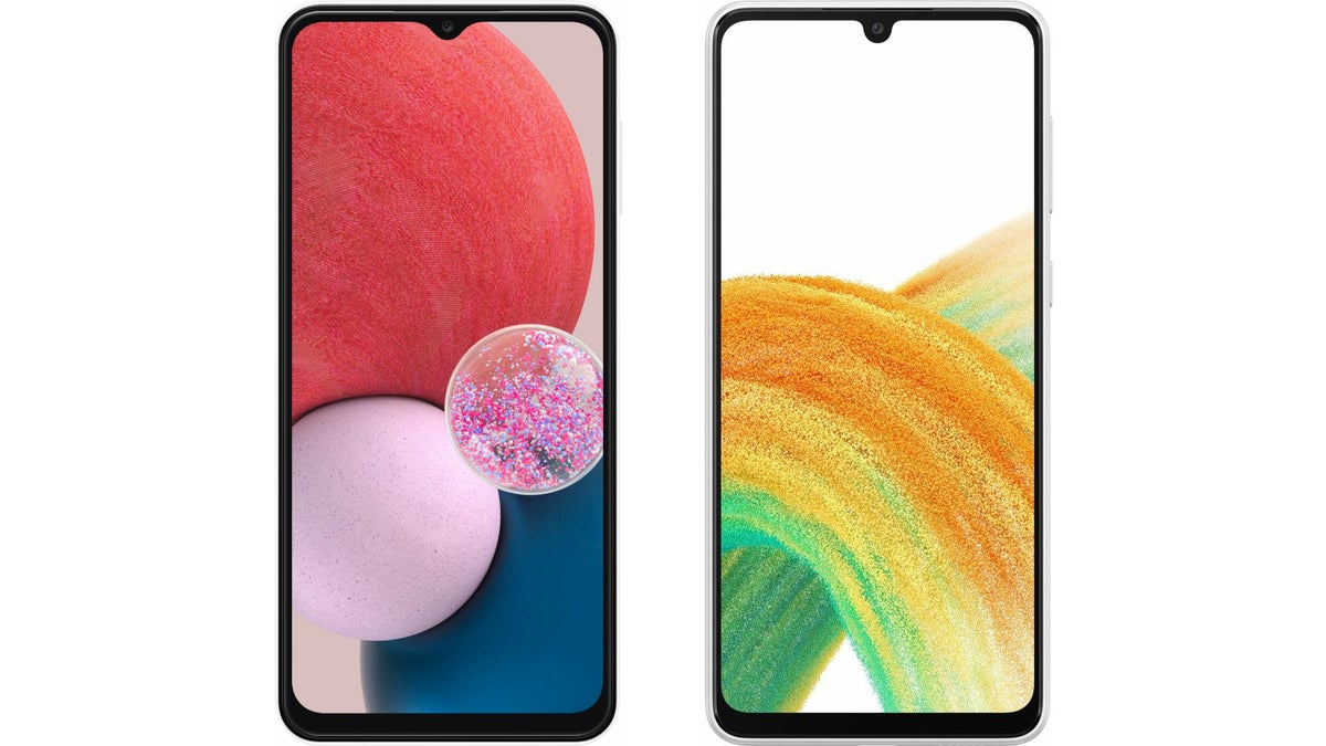 Samsung Galaxy A33 and A13 leaked in high-res images, specs revealed too