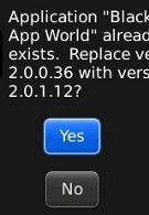 BlackBerry App World upgraded to version 2.01.12
