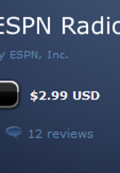 ESPN Radio app gives BlackBerry users 24/7 sports radio