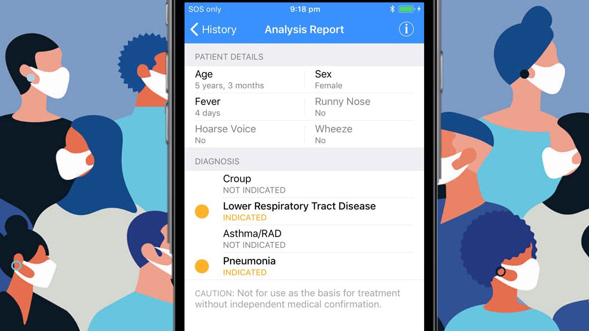 Covid-19 testing phone app proves a viable diagnostics tool with 92% accuracy