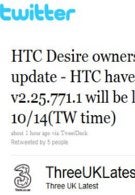 Three UK is now pushing out the Android 2.2 Froyo update for the HTC Desire