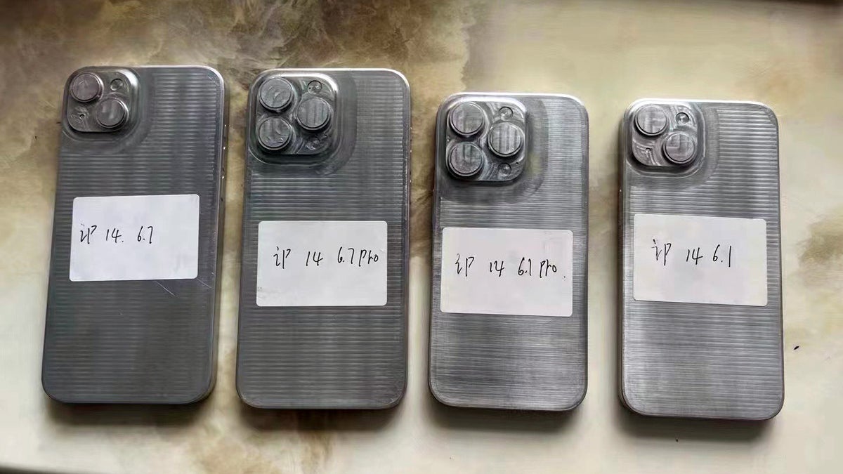 Apple iPhone 14 to iPhone 14 Pro Max dummy size-up visualizes the largest ever iPhone roster