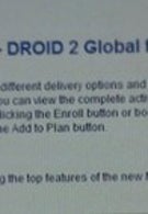 Motorola DROID 2 Global shows up in Verizon reps' training system