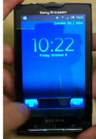 Android 2.1 update for the Sony Ericsson Xperia X10 is shown off on video