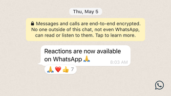 WhatsApp brings much larger file sharing, bigger groups and emoji reactions with latest update