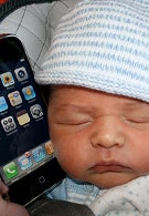 Apple iPhone becoming new pacifier for toddlers