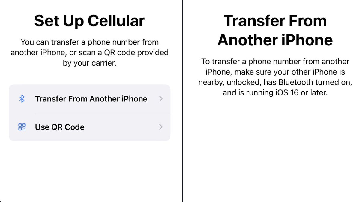 iPhones on iOS 16 will be able to swap eSIM cards with Bluetooth