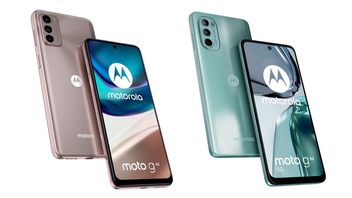 Motorola's latest affordable duo: Moto G62 5G and Moto G42 enter Europe -  PhoneArena