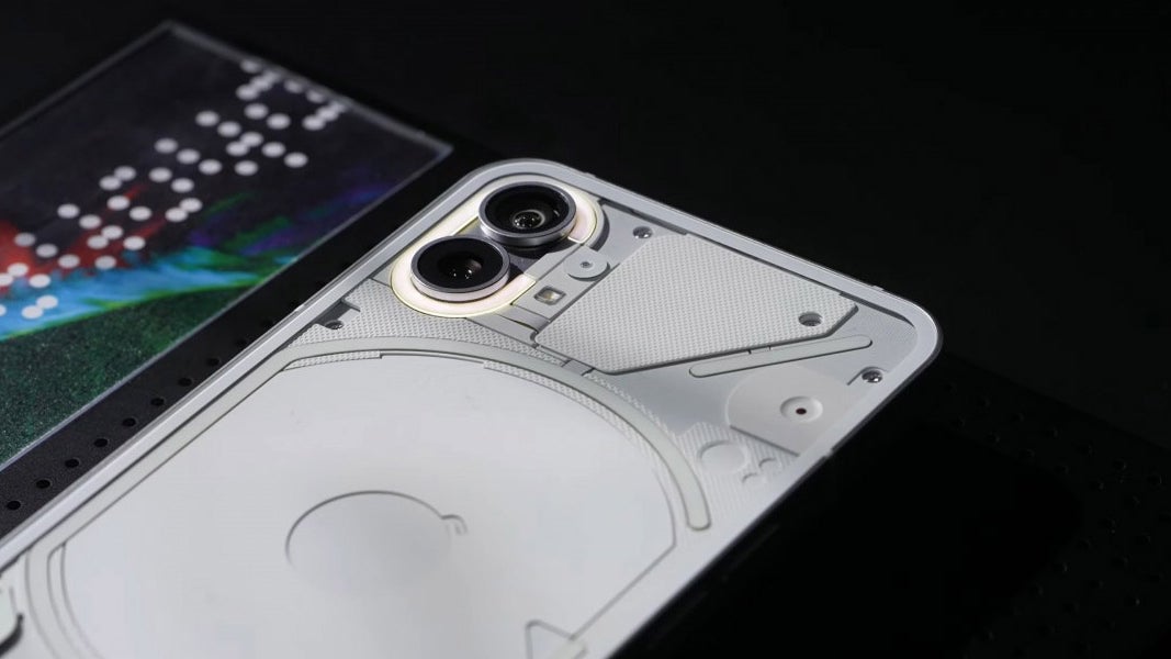 Nothing Phone (1) appears on video