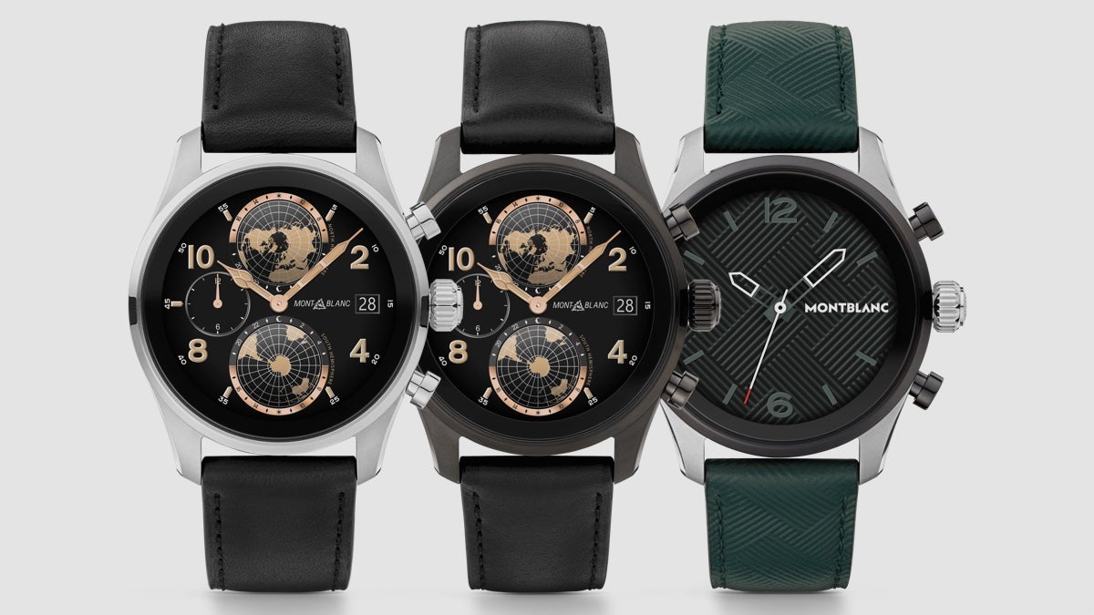 Montblanc unveils the world's first non-Samsung smartwatch with Wear OS 3 (and iPhone support!!!)