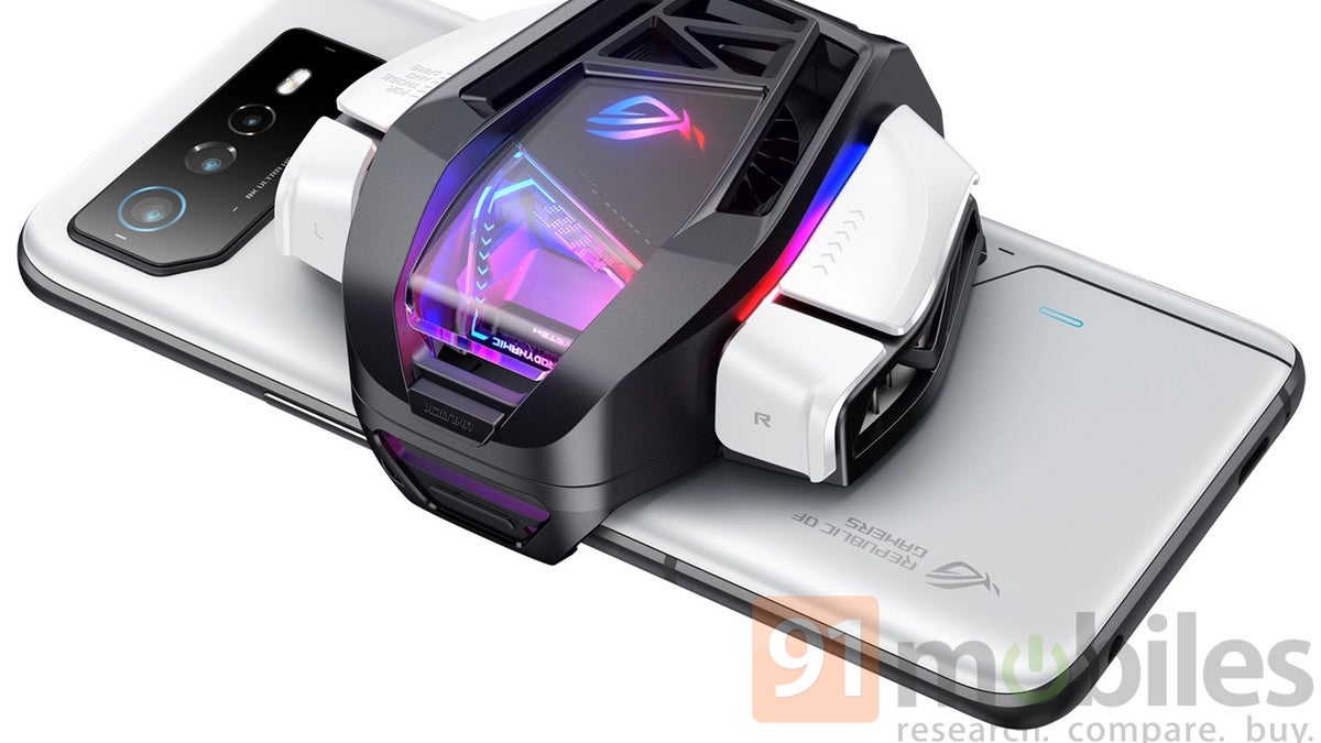 Asus ROG Phone 6 design and cooling fan revealed a week ahead of official  launch - PhoneArena