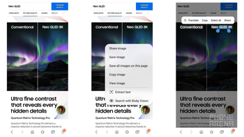 You can now copy text from images on your Galaxy S22