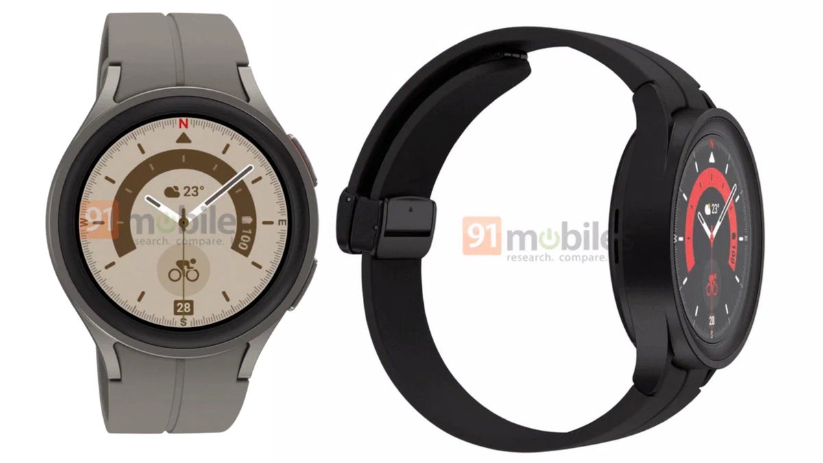 Stunning Galaxy Watch 5 and 5 Pro renders revealed: Check out Samsung's next watches