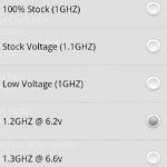 Overclock your Motorola DROID X or DROID 2 with a 99 cents app