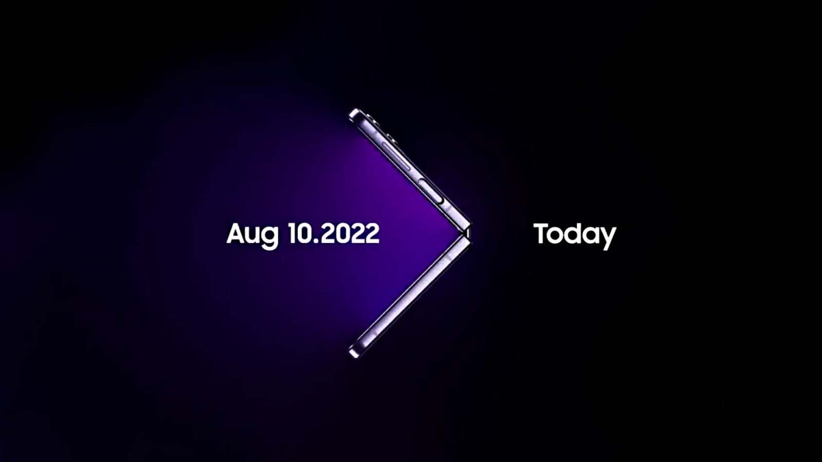 Official Galaxy Unpacked teaser shows us the Galaxy Z Fold 4, Z Flip 4