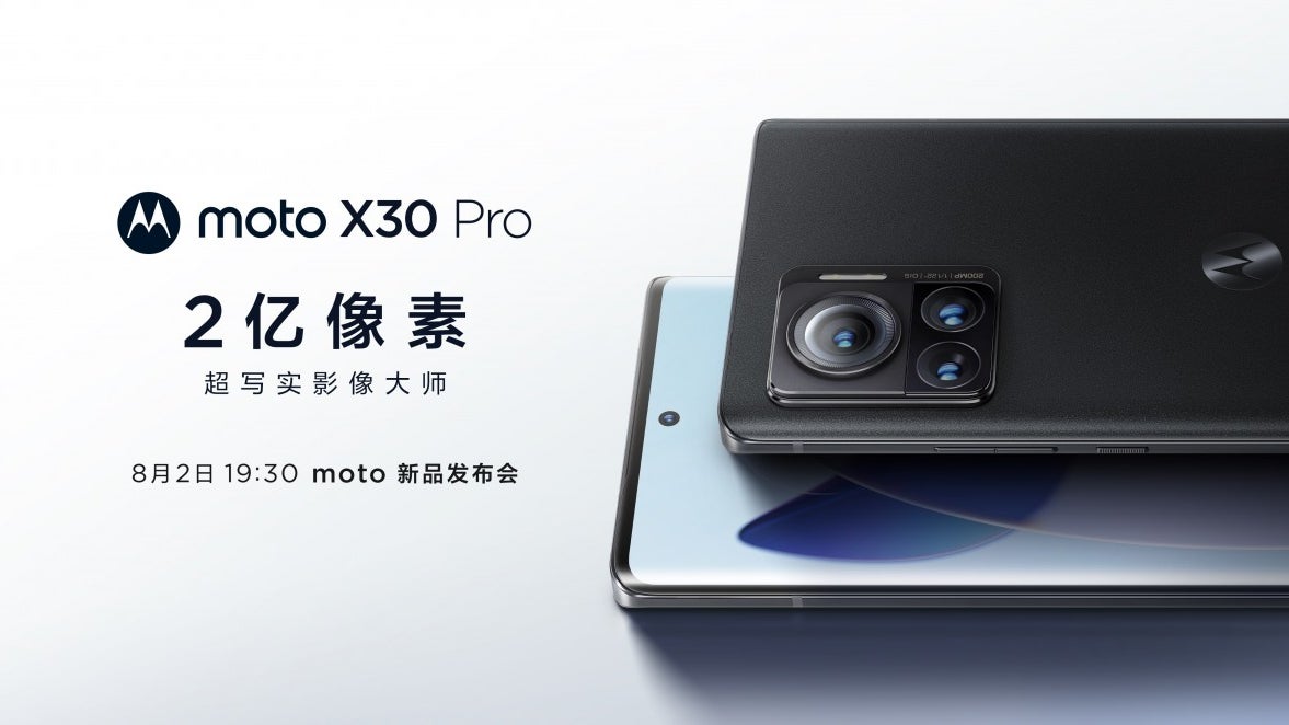 New teaser reveals the Moto X30 Pro design in official renders