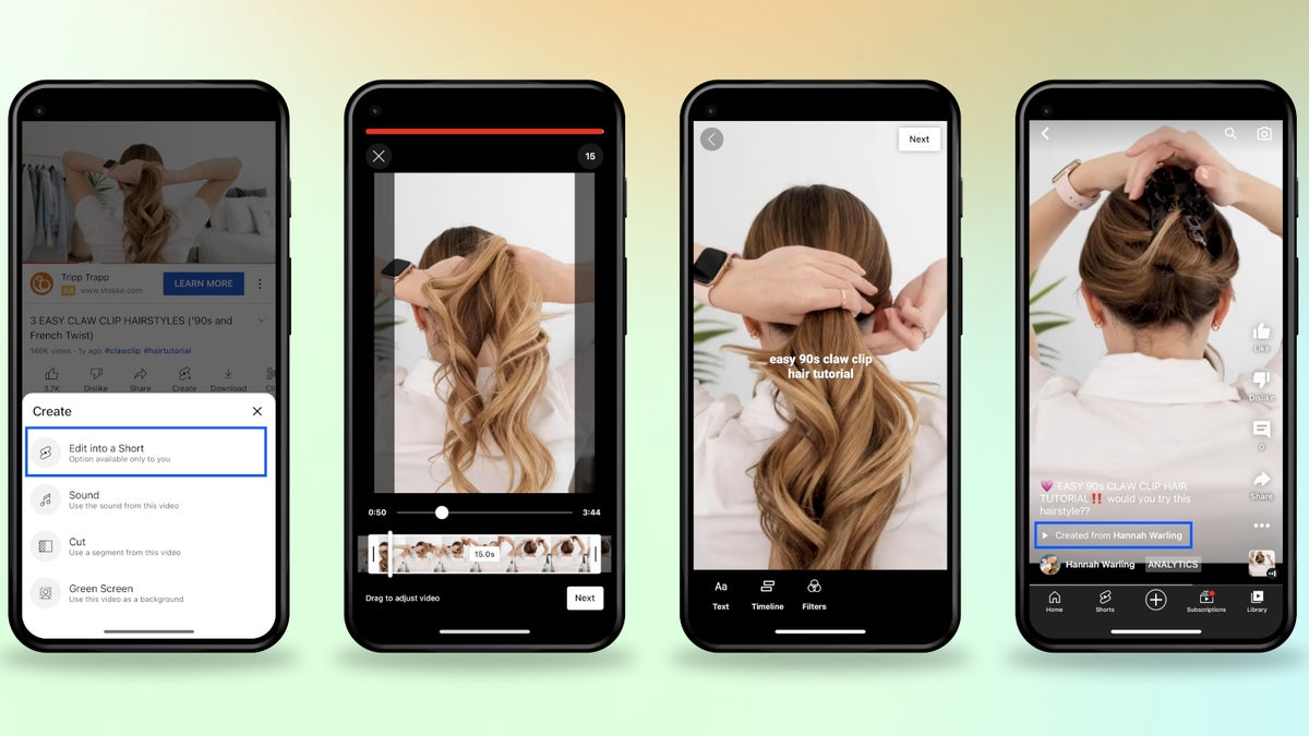 YouTube launches new tool that turns any video into Shorts