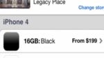 White iPhone 4 is made as a selection in Apple’s ‘Store’ app