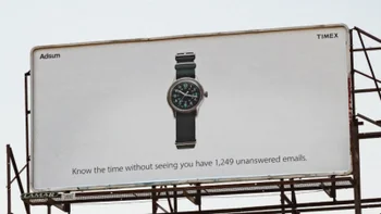 Timex goes after Apple Watch with hypocritical billboard