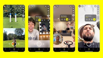 Snapchat introduces a Dual Camera feature