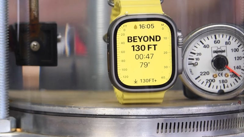 Rugged Apple Watch Ultra deep-diving skills put to an extreme test