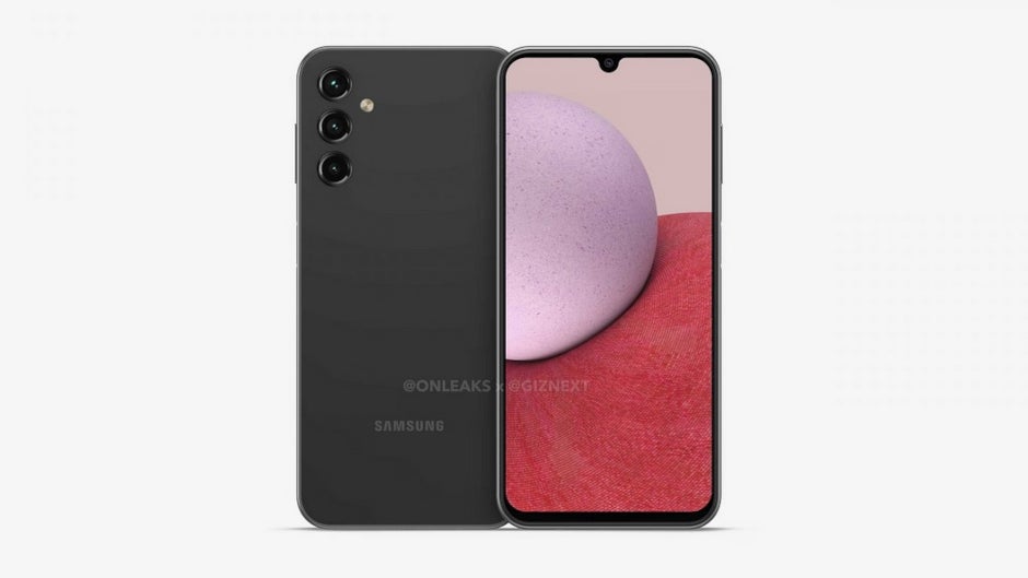 Samsung Galaxy A14 renders surface