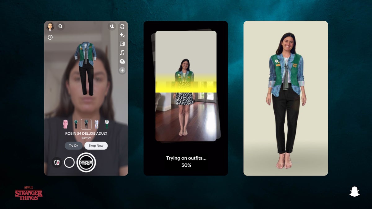 Snapchat’s new try-on Lenses arrives just in time for Halloween