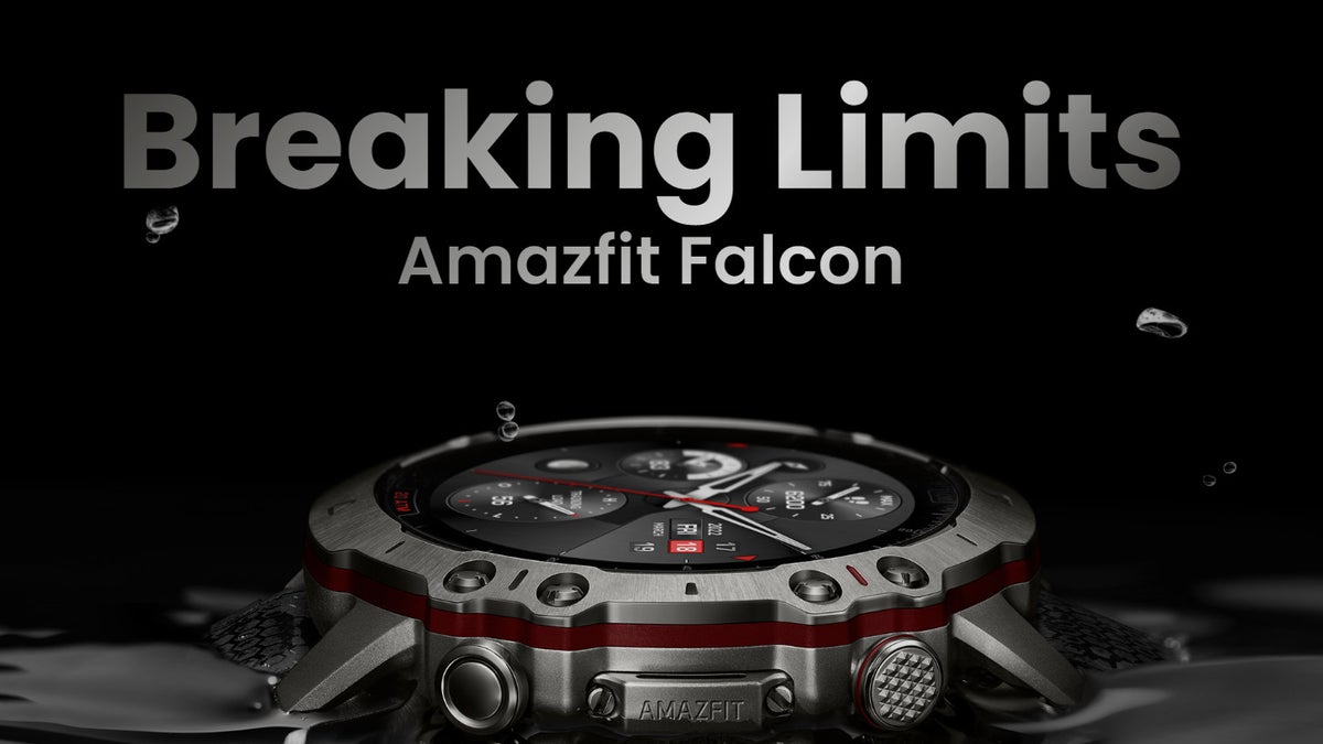 Amazfit launches the Falcon smartwatch, a watch designed to break limits