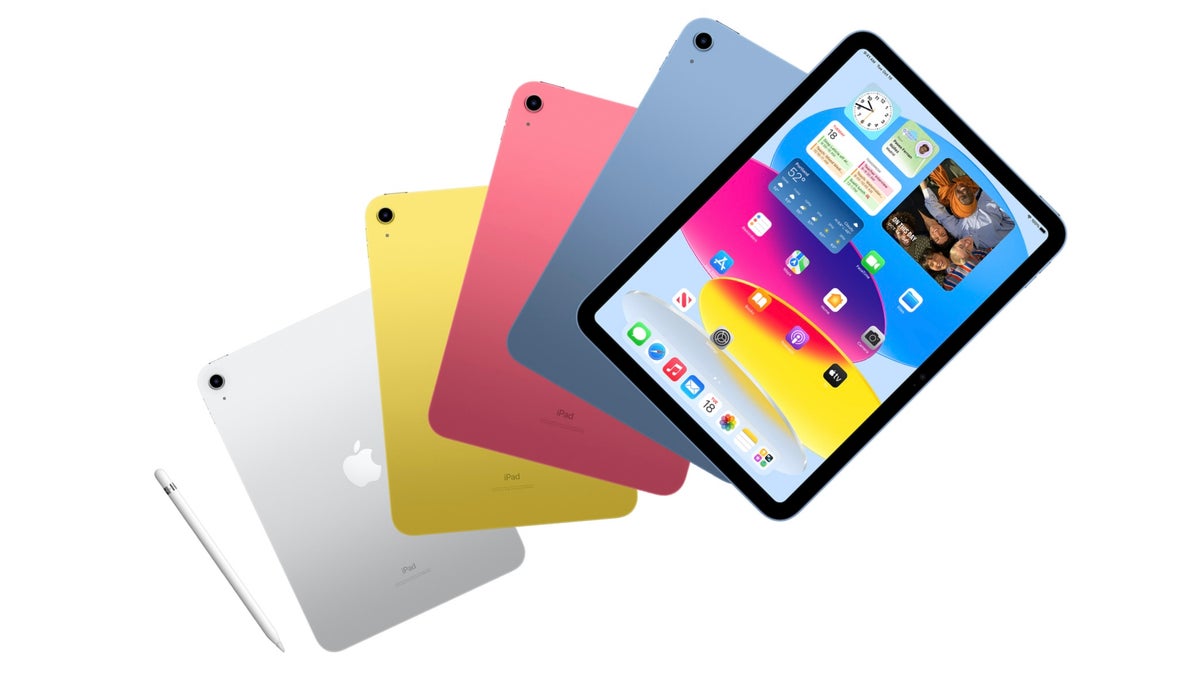 The 10th. generation iPad is the first to have a landscape selfie camera - even though it should not