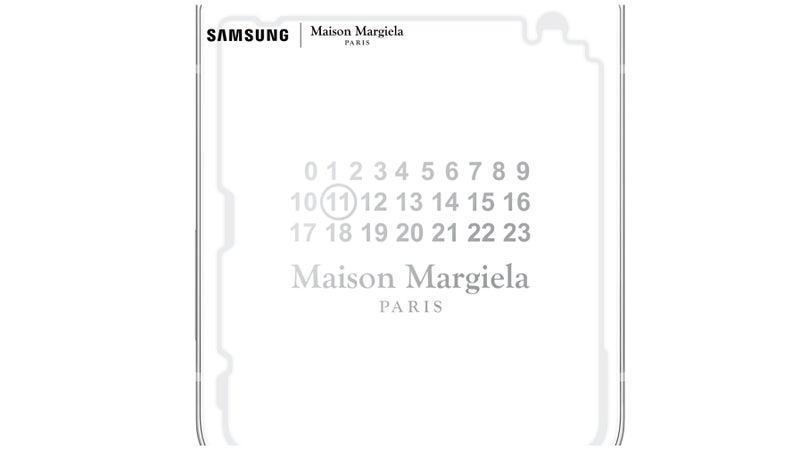 Samsung teams up with Maison Margiela in preparation for a special edition of the Galaxy Z Flip 4