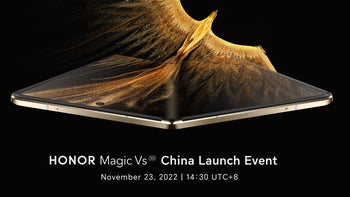 The foldable Honor Magic Vs is to be announced this month in China