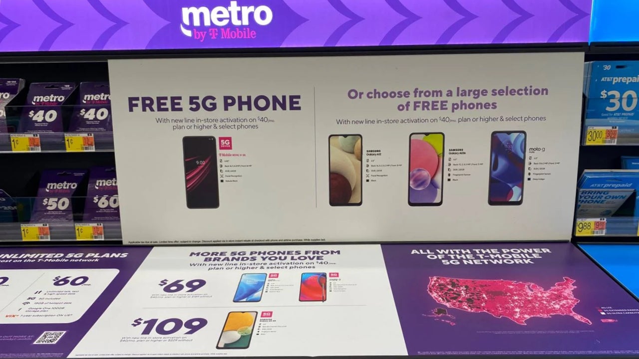 Metro by TMobile offers free phones in Walmart stores PhoneArena