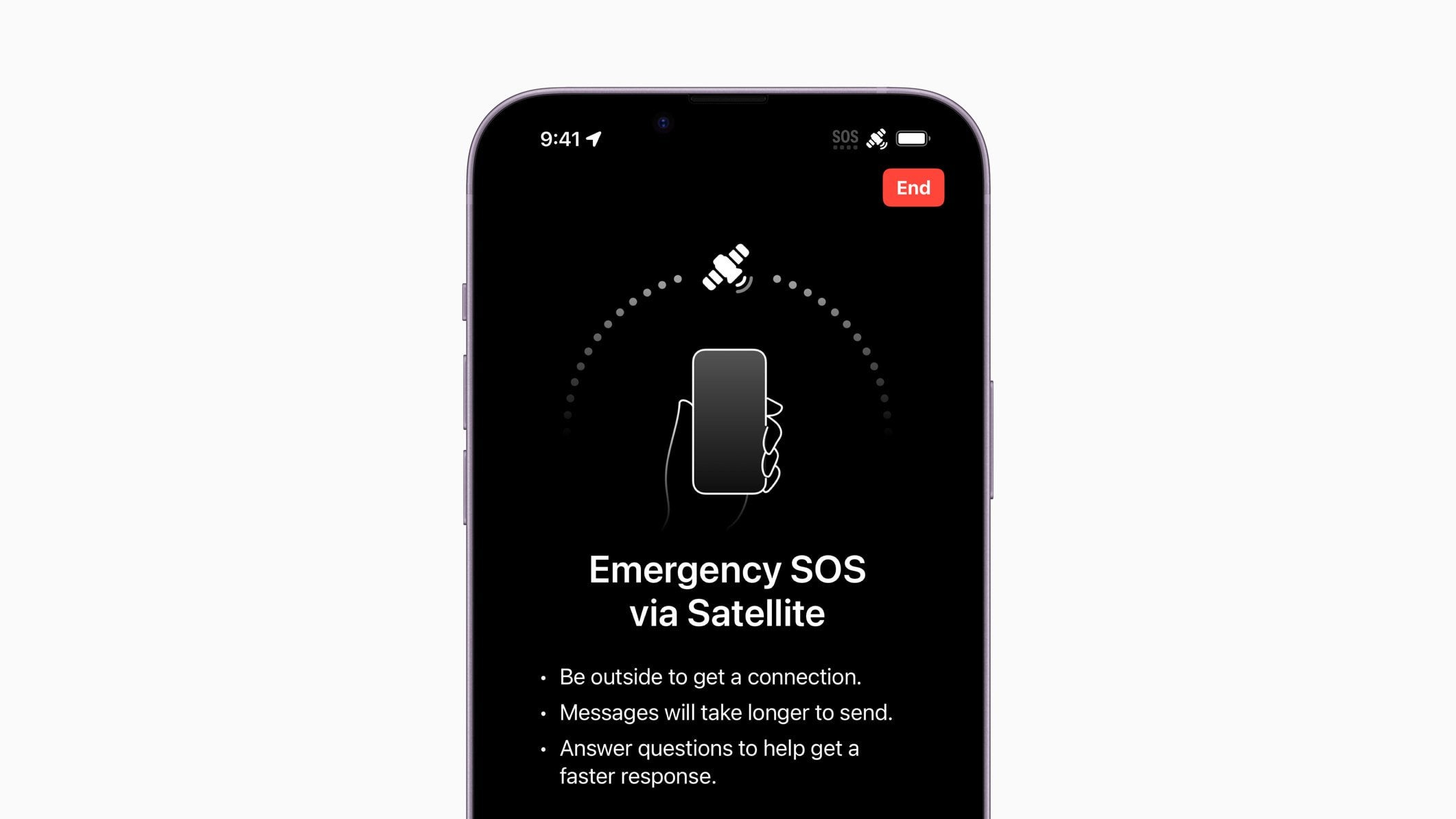 Starting today Emergency SOS is live on the iPhone 14 lineup in the US and Canada