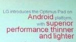 LG Optimus Pad gets NVIDIA Tegra 2 & Android Honeycomb