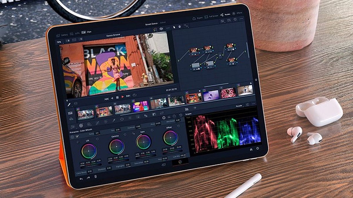 High-end video editing app DaVinci Resolve for iPad is now available for free