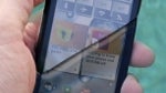 Rugged Motorola Defy takes a dive