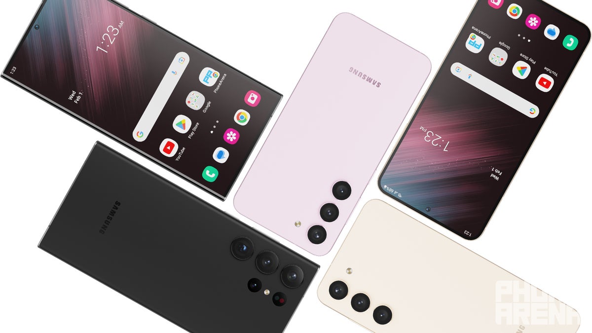 New images show all the color options for the Galaxy S23 range