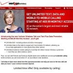 Verizon tests unlimited text/data/mobile-to-mobile for $69.99