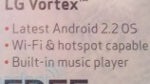 Verizon to offer LG Vortex for free after rebate