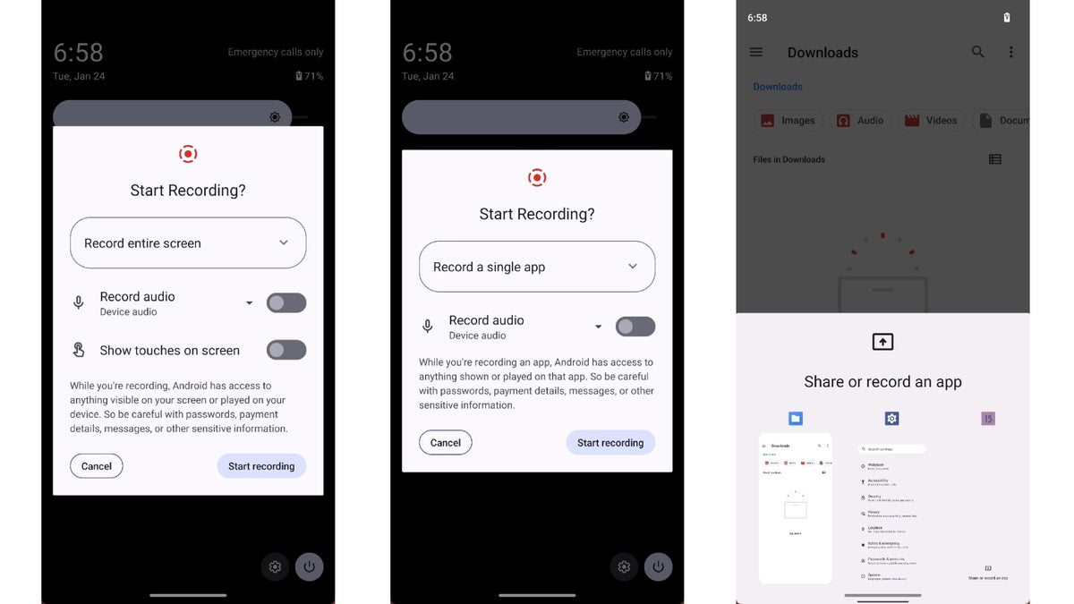 Google might soon improve Android's built-in screen recorder