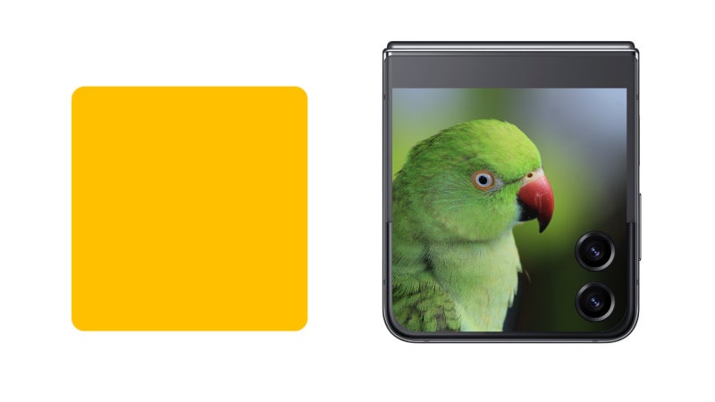 Galaxy Z Flip 5 might score a large square external display, Ice Universe says