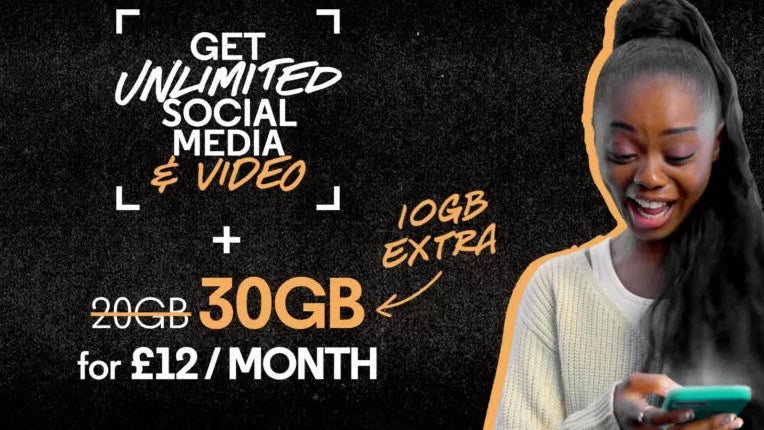 Vodafone's VOXI now offers 30GB of data and endless video streaming for only £12 a month
