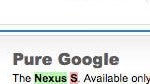 Nexus S for T-Mobile briefly appeared on Best Buy's web site